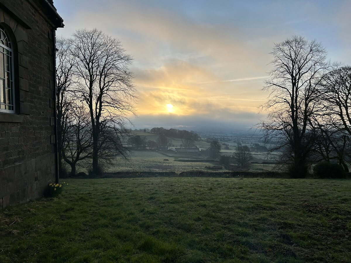 Dawn at Newtown Church